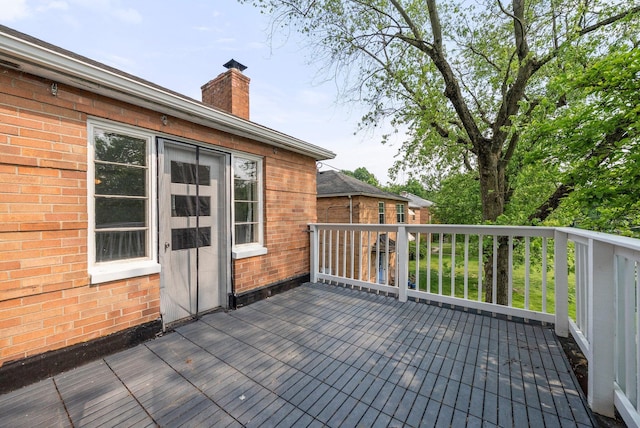 1608 Arlington Ave, Marble Cliff, OH 43212 - view of wooden terrace