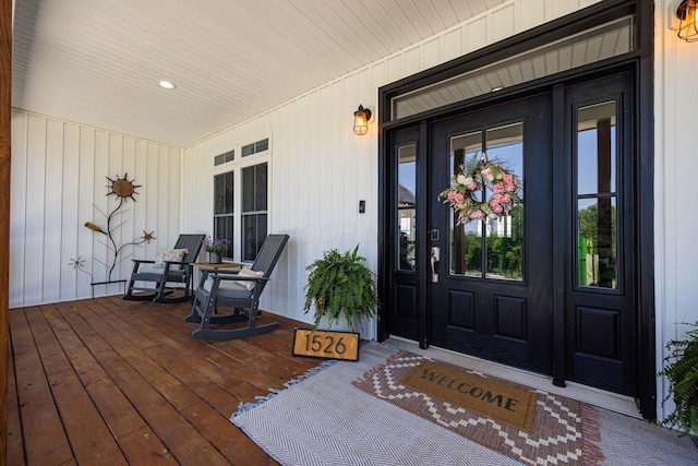 1526 Crosley Rd, Granville, OH 43023 - entrance to property with a porch
