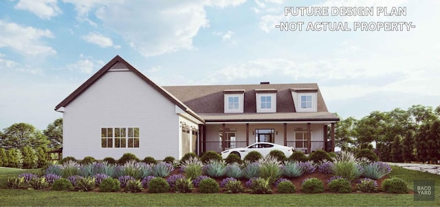 1526 Crosley Rd, Granville, OH 43023 - view of front of home with a porch