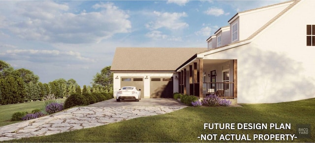 1526 Crosley Rd, Granville, OH 43023 - garage featuring driveway
