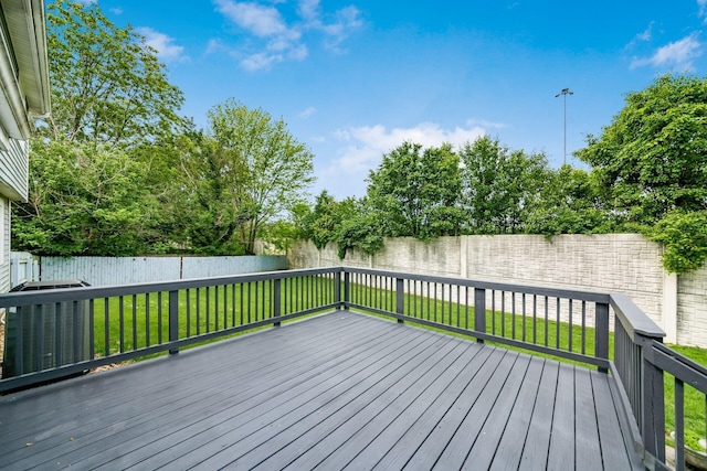 5350 Bittersweet Ct, Columbus, OH 43230 - deck featuring a fenced backyard