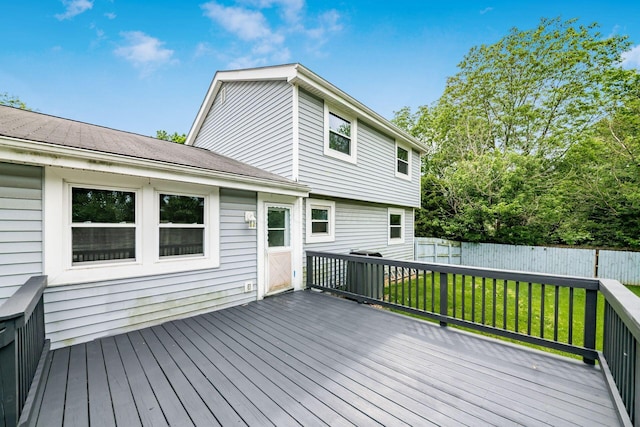 5350 Bittersweet Ct, Columbus, OH 43230 - view of wooden deck