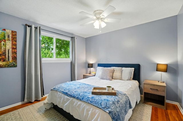4860 Downing Dr, Columbus, OH 43232 - bedroom featuring wood finished floors and a ceiling fan