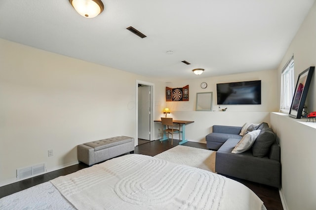 4860 Downing Dr, Columbus, OH 43232 - bedroom with dark wood finished floors