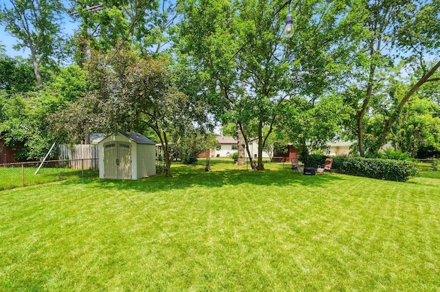 4860 Downing Dr, Columbus, OH 43232 - fenced backyard with a storage shed
