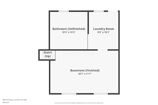 4860 Downing Dr, Columbus, OH 43232 - view of floor plan / room layout