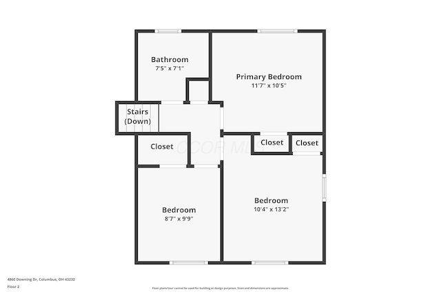 4860 Downing Dr, Columbus, OH 43232 - view of floor plan / room layout