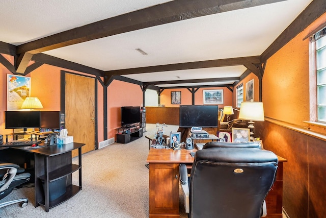 4750 Manitoba Ct, Columbus, OH 43229 - office space with beamed ceiling and carpet floors