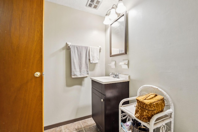 4750 Manitoba Ct, Columbus, OH 43229 - bathroom with vanity and baseboards