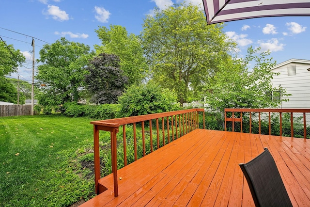 4750 Manitoba Ct, Columbus, OH 43229 - view of wooden terrace
