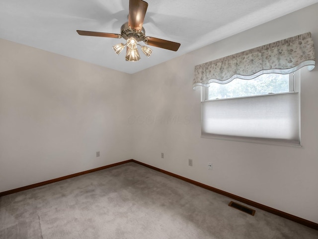 1380 Hanbury Ct, Gahanna, OH 43230 - spare room with carpet and ceiling fan