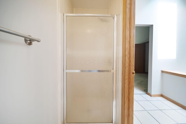 6978 Ernest Way, Dublin, OH 43017 - bathroom with a stall shower and tile patterned flooring