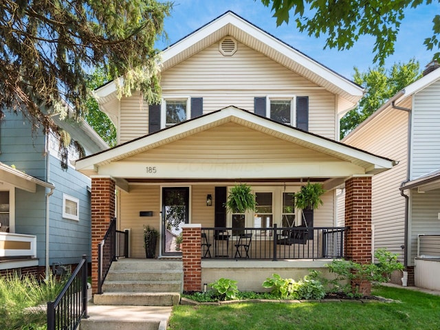 185 Frebis Ave, Columbus, OH 43206 - american foursquare style home featuring covered porch