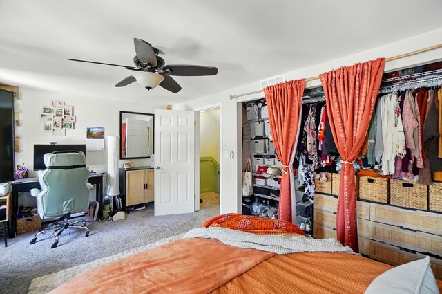 602 Dlyn St Unit H8, Columbus, OH 43228 - bedroom featuring carpet and ceiling fan