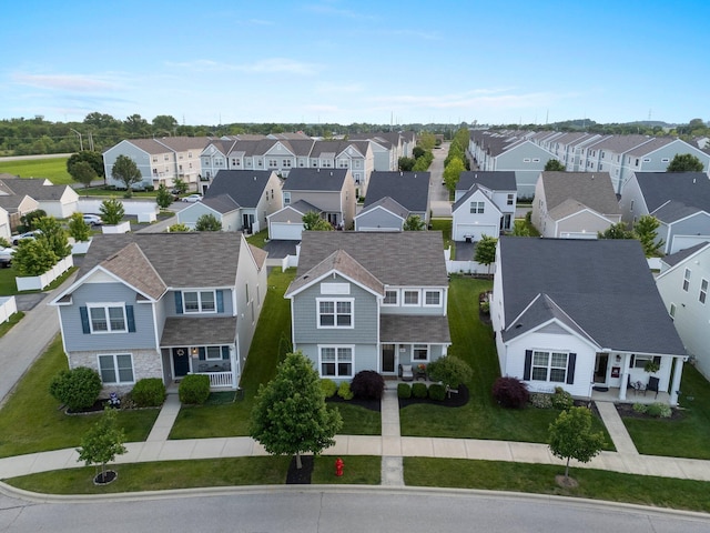 5431 Goose Falls Dr, Dublin, OH 43016 - aerial perspective of suburban area