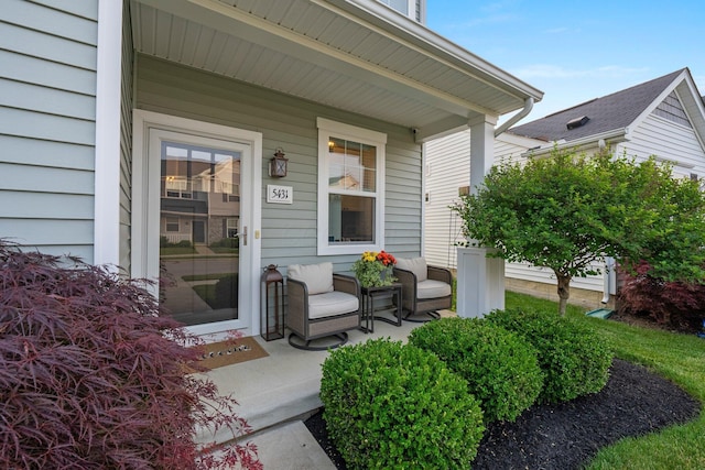 5431 Goose Falls Dr, Dublin, OH 43016 - entrance to property with a porch