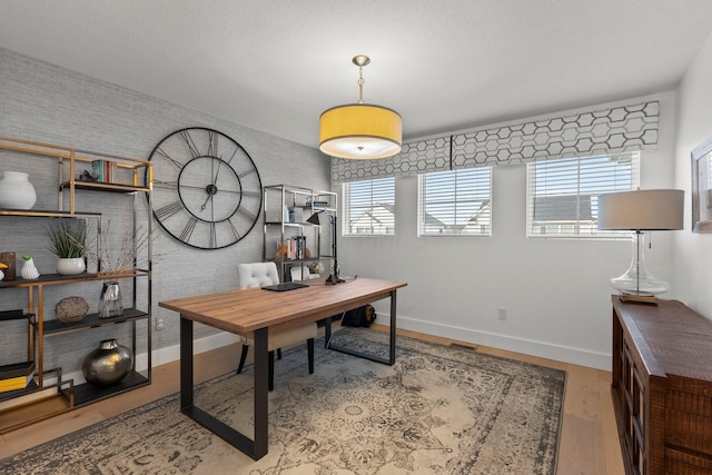 5431 Goose Falls Dr, Dublin, OH 43016 - office space with baseboards and wood finished floors