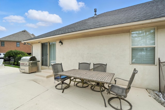 2474 Marthas Wood, Grove City, OH 43123 - view of patio / terrace with grilling area and outdoor dining space