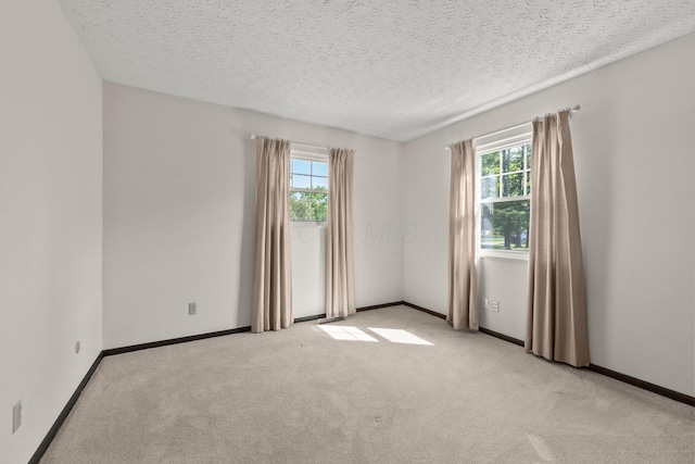 12475 Oak Dr, Orient, OH 43146 - spare room featuring plenty of natural light, light colored carpet, and a textured ceiling