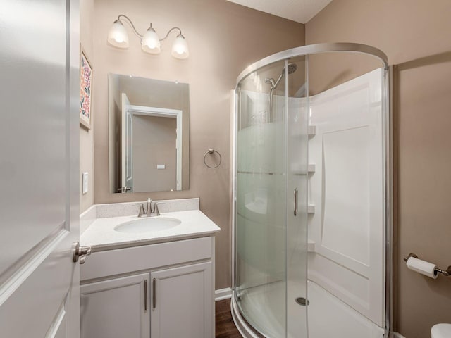 404 Colony Ridge Dr, Delaware, OH 43015 - full bath with a stall shower and vanity