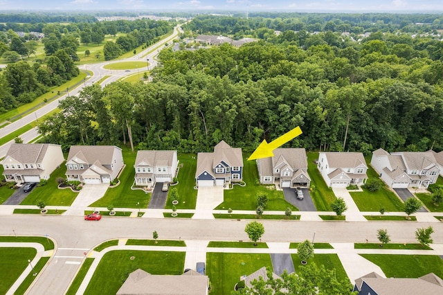 404 Colony Ridge Dr, Delaware, OH 43015 - aerial view of residential area
