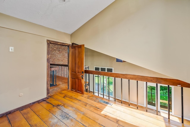 933 Creek Run Ct, Westerville, OH 43081 - unfurnished room with hardwood / wood-style flooring and high vaulted ceiling