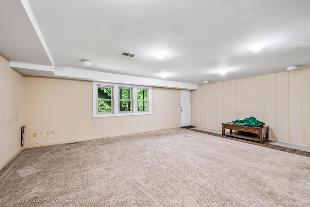 933 Creek Run Ct, Westerville, OH 43081 - below grade area with baseboards and carpet floors