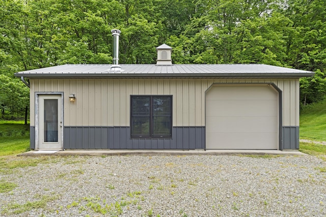 19694 State Route 60, Warsaw, OH 43844 - garage with a forest view