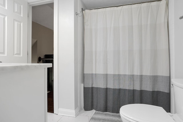 7881 Saddle, Powell, OH 43065 - full bath with a shower with shower curtain and vanity