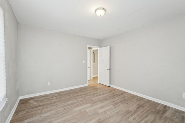 1328 Republic Ave, Columbus, OH 43211 - spare room featuring light wood-style flooring and baseboards