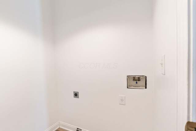 3984 Hill Park Rd, Hilliard, OH 43026 - laundry room featuring electric dryer hookup and hookup for a washing machine