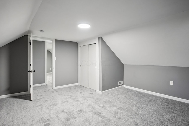 5505 Hopewell Church Rd SW, Lancaster, OH 43130 - additional living space featuring carpet floors and lofted ceiling