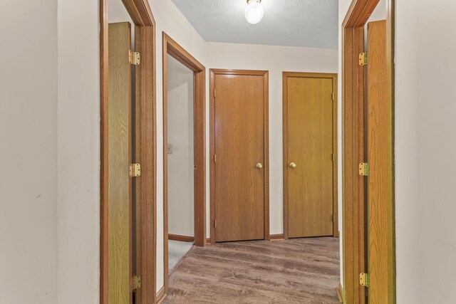 8544 Cadence Dr, Galloway, OH 43119 - corridor featuring wood finished floors and a textured ceiling