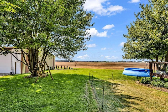 13283 Clover Valley Rd, Croton, OH 43013 - view of green lawn with an outdoor structure