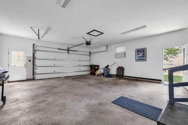 13283 Clover Valley Rd, Croton, OH 43013 - garage with a garage door opener