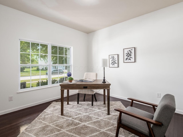 1719 Impatiens Way, Lewis Center, OH 43035 - office area featuring wood finished floors and baseboards