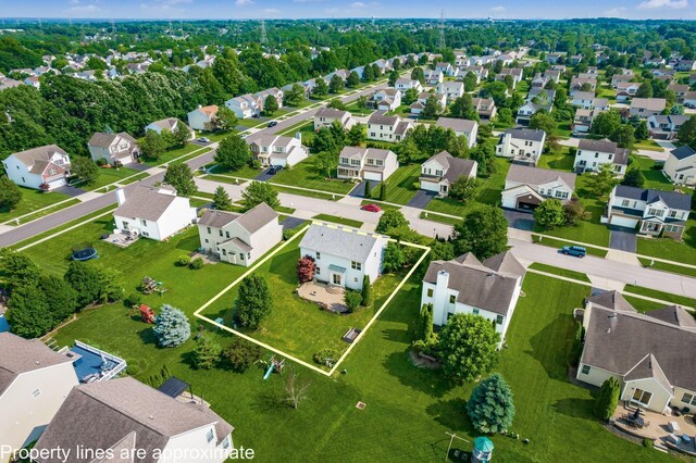 1719 Impatiens Way, Lewis Center, OH 43035 - aerial perspective of suburban area