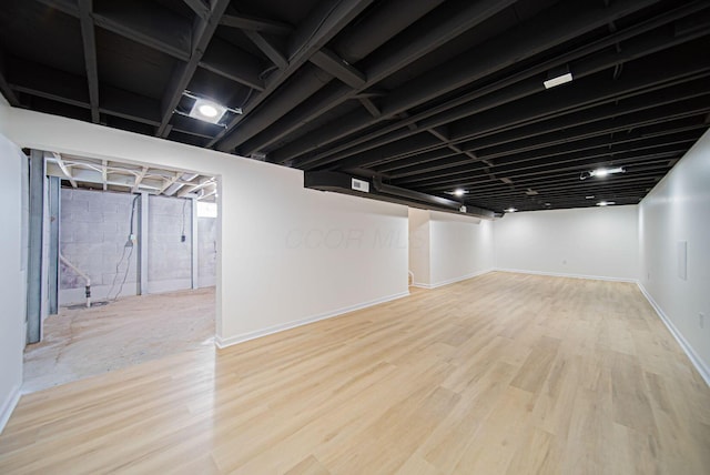 1874 Fleming Rd, Columbus, OH 43232 - finished below grade area with wood finished floors