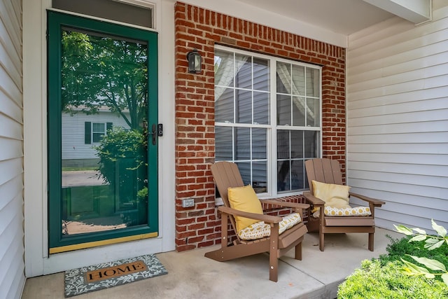 3956 Darby Park Rd, Hilliard, OH 43026 - property entrance with brick siding and a porch