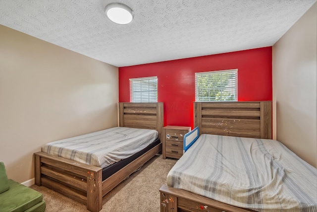 3956 Darby Park Rd, Hilliard, OH 43026 - carpeted bedroom with multiple windows and a textured ceiling