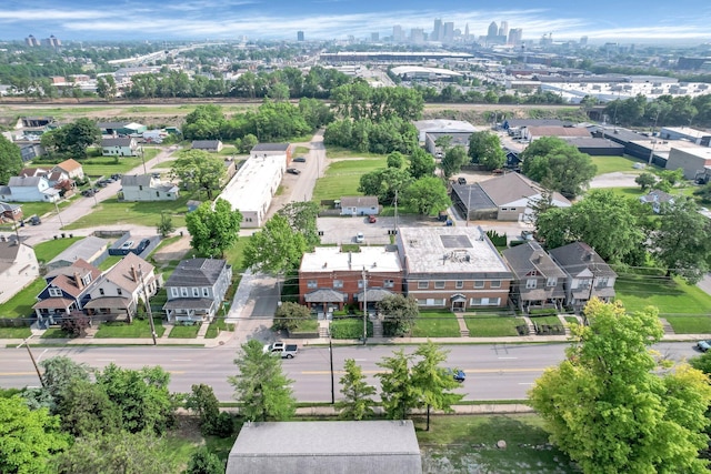 1427 Grogan Ave, Columbus, OH 43211 - aerial overview of property's location with nearby urban area