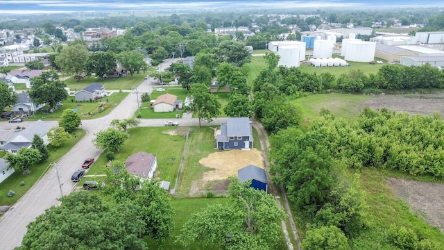 172 Jefferson St, Mount Sterling, OH 43143 - aerial overview of property's location featuring nearby suburban area