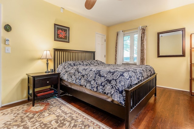 207 Ashbourne Rd, Bexley, OH 43209 - bedroom featuring wood finished floors and ceiling fan