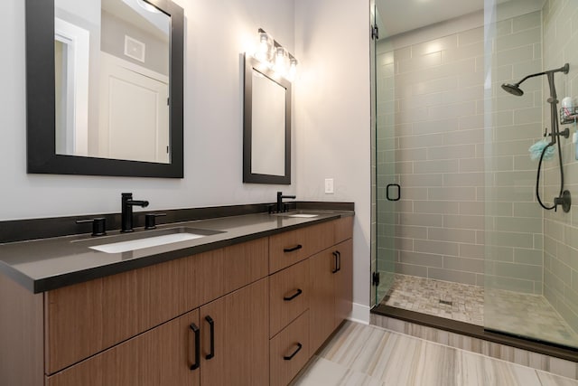 2891 Kobuk Dr Unit 301, Columbus, OH 43228 - full bath with a shower stall and double vanity