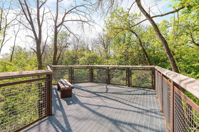 2891 Kobuk Dr Unit 301, Columbus, OH 43228 - view of wooden terrace