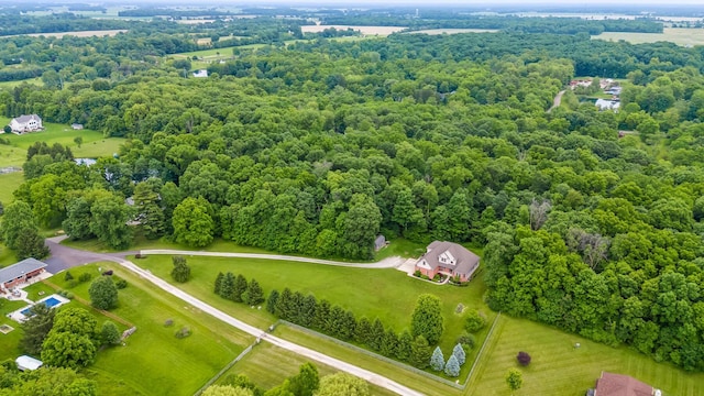 1554 Hanover Rd, Delaware, OH 43015 - aerial view of a forest