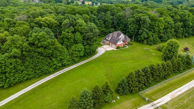 1554 Hanover Rd, Delaware, OH 43015 - view from above of property with a forest