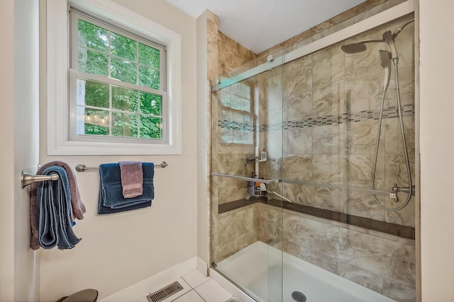 1554 Hanover Rd, Delaware, OH 43015 - full bath with tile patterned floors and a shower stall