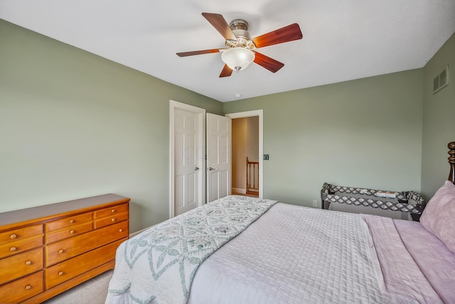1554 Hanover Rd, Delaware, OH 43015 - bedroom featuring ceiling fan