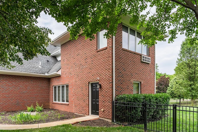 9950 Stonemead Way, Dayton, OH 45458 - rear view of house featuring brick siding and a shingled roof